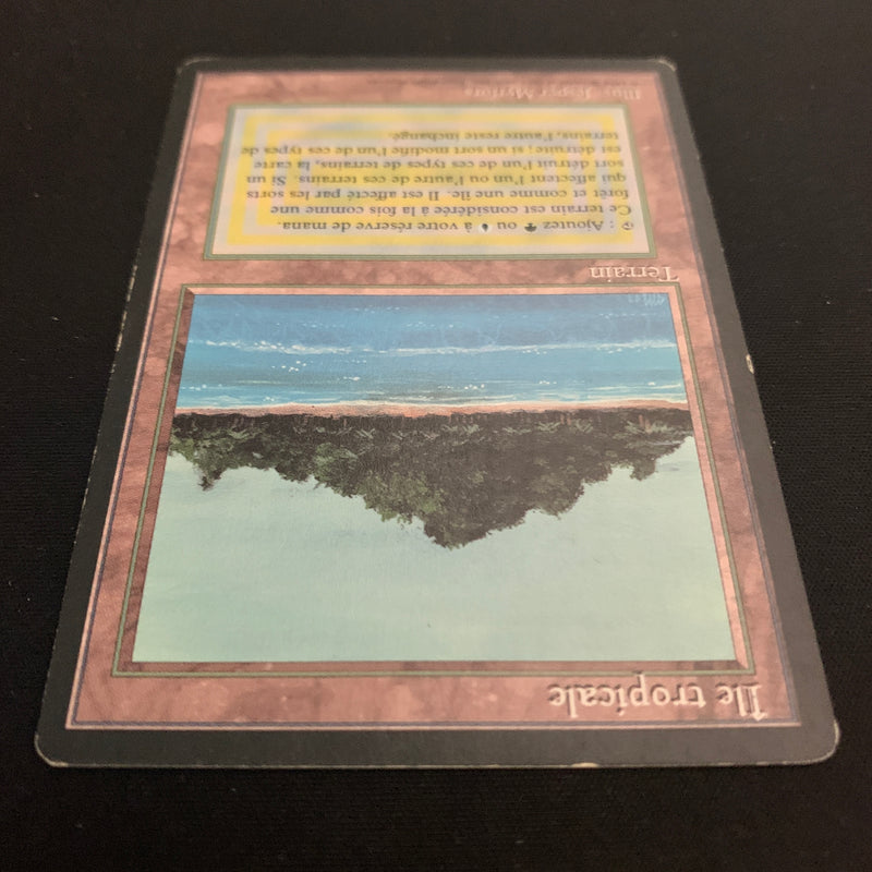 Tropical Island - Foreign Black Bordered - French