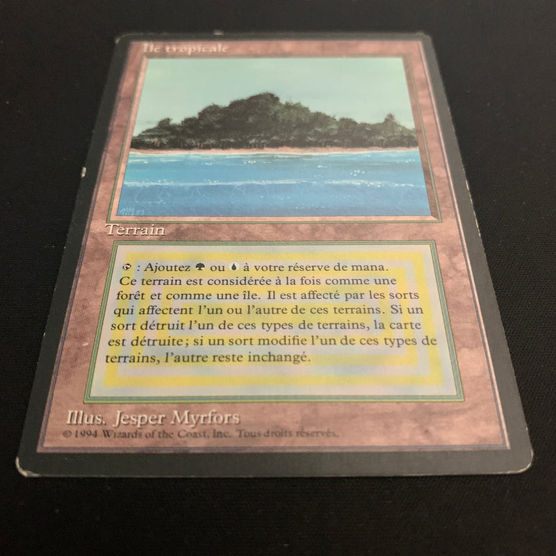 Tropical Island - Foreign Black Bordered - French