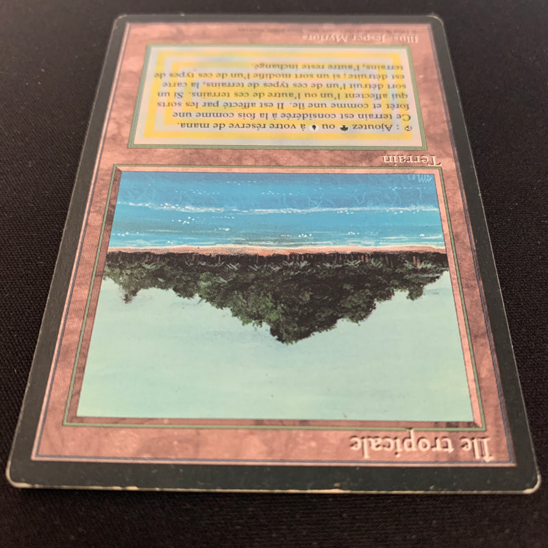 Magic the Gathering Tropical Island - Foreign Black Bordered - French 