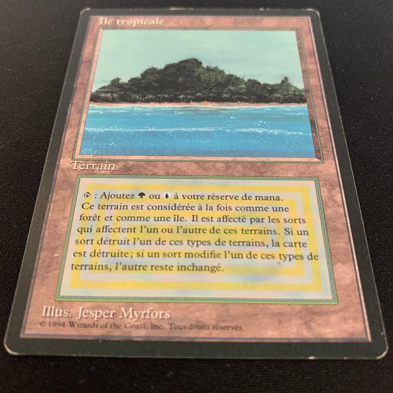 Magic the Gathering Tropical Island - Foreign Black Bordered - French 