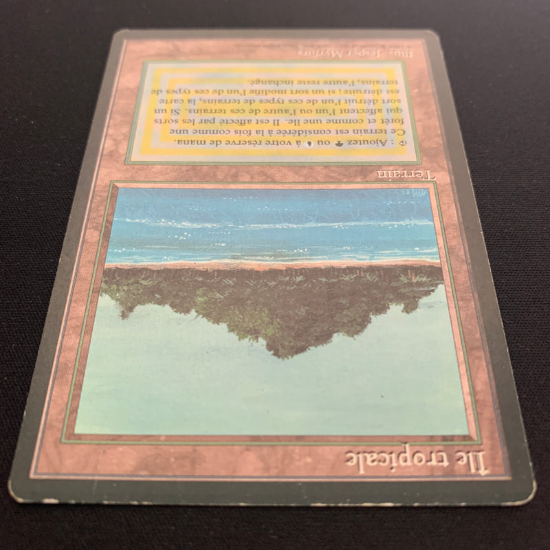 Tropical Island - Foreign Black Bordered - French