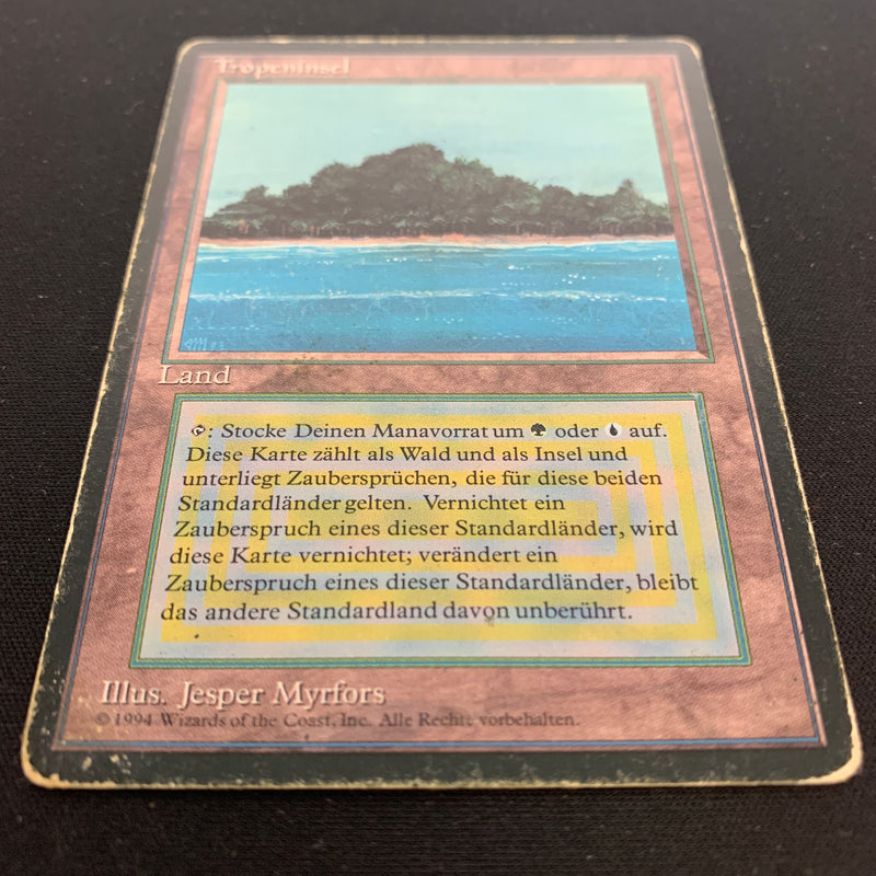 Magic the Gathering Tropical Island - Foreign Black Bordered - German 