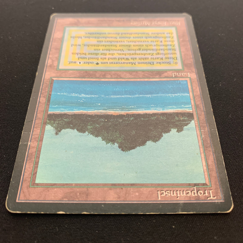 Magic the Gathering Tropical Island - Foreign Black Bordered - German 