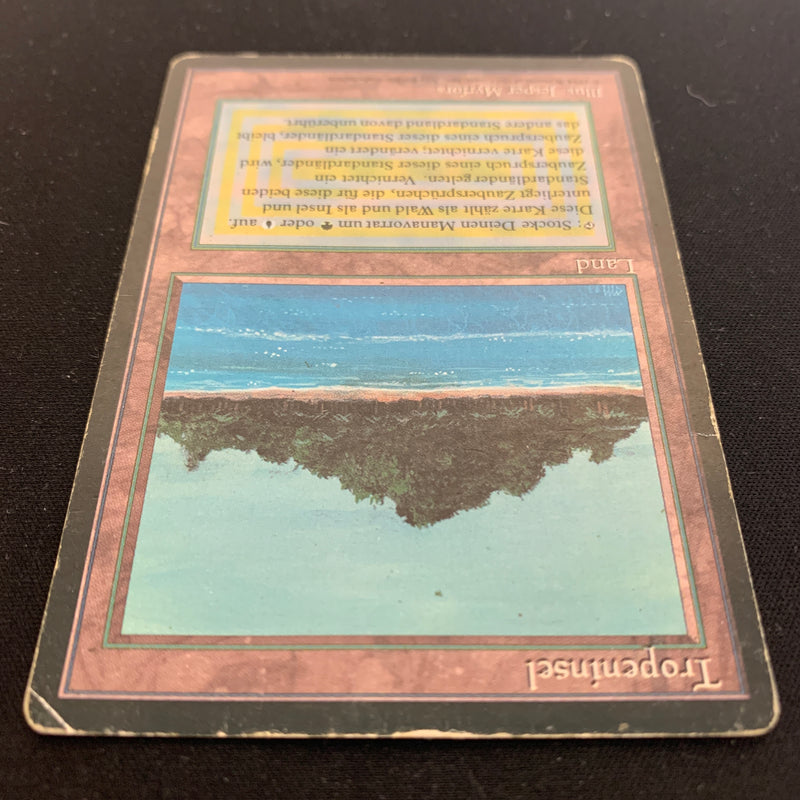 Magic the Gathering Tropical Island - Foreign Black Bordered - German 