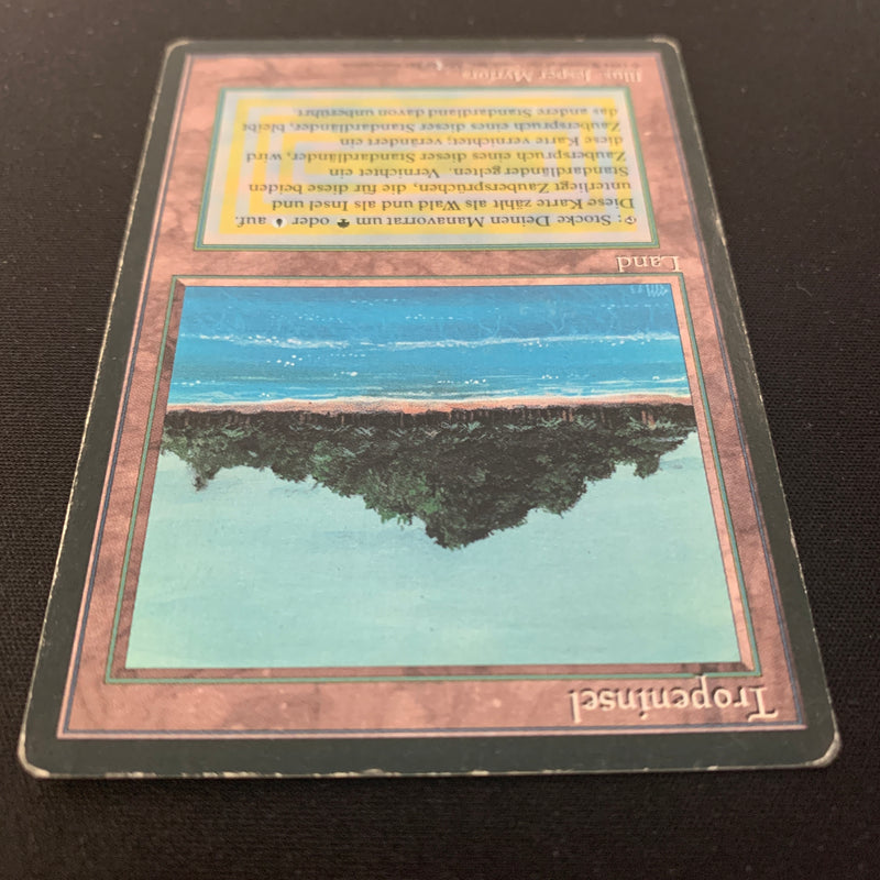 Magic the Gathering Tropical Island - Foreign Black Bordered - German 