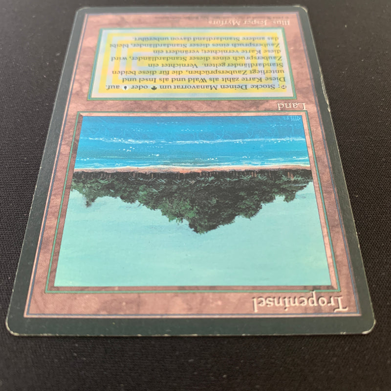 Magic the Gathering Tropical Island - Foreign Black Bordered - German 