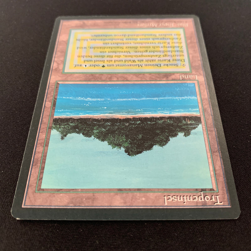 Magic the Gathering Tropical Island - Foreign Black Bordered - German 