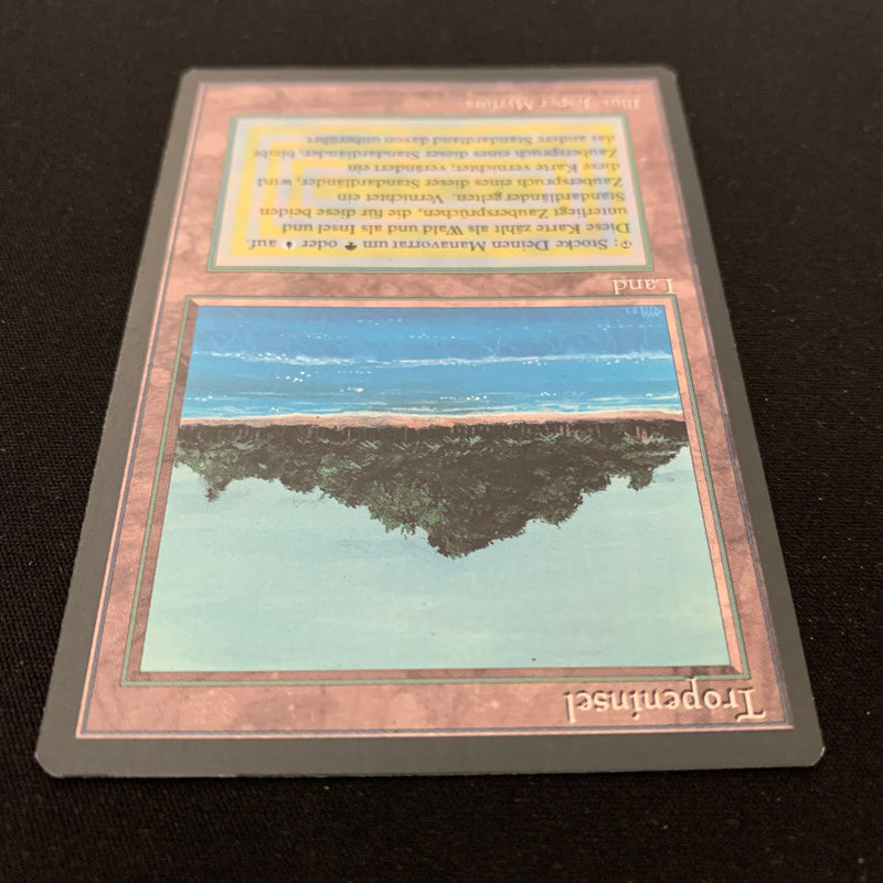 Magic the Gathering Tropical Island - Foreign Black Bordered - German 