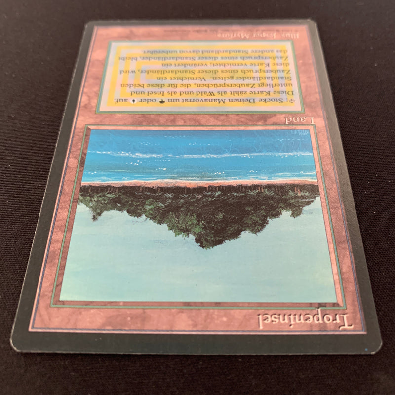 Magic the Gathering Tropical Island - Foreign Black Bordered - German 