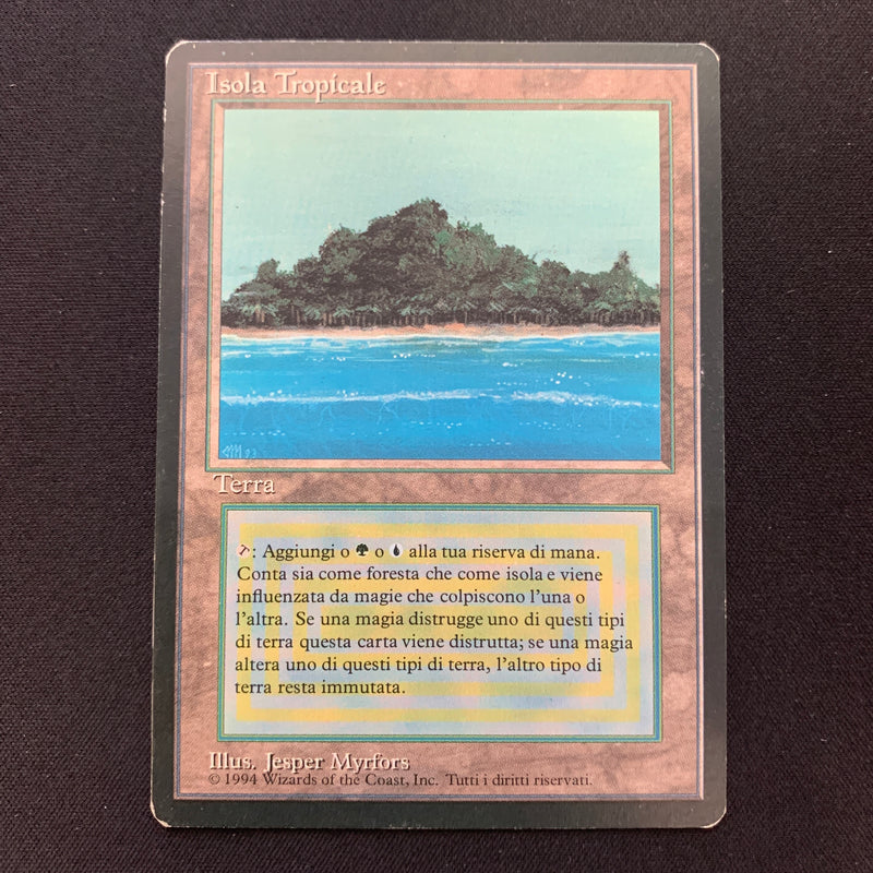 Magic the Gathering Tropical Island - Foreign Black Bordered - Italian 