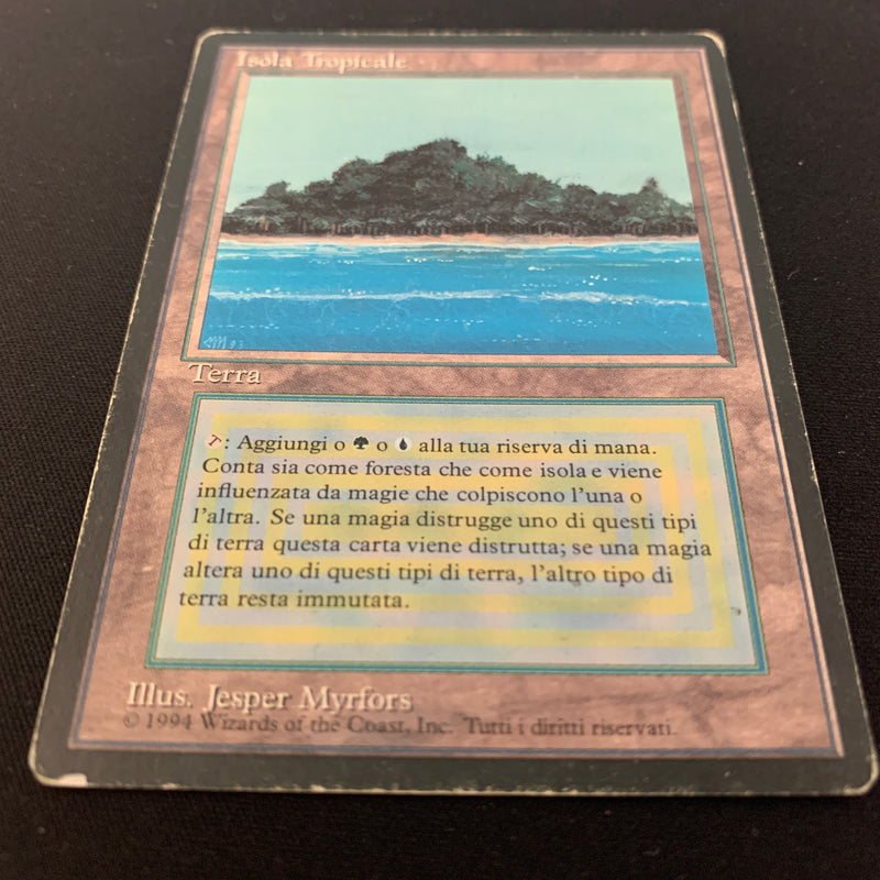 Magic the Gathering Tropical Island - Foreign Black Bordered - Italian 