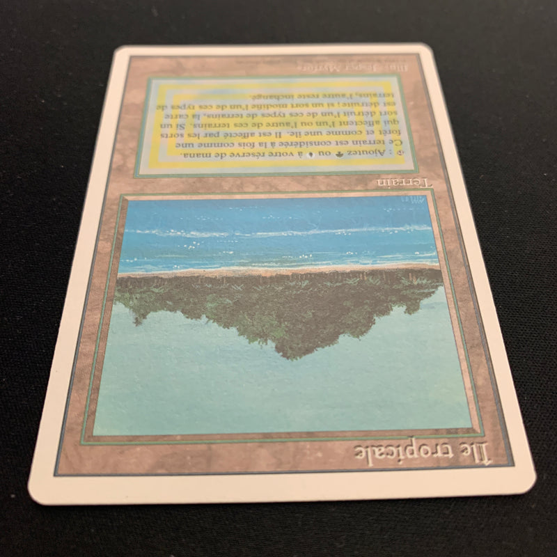 Tropical Island - Foreign White Bordered - French