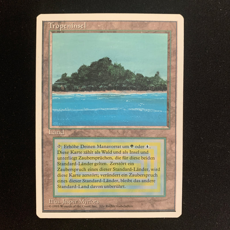 Tropical Island - Foreign White Bordered - German