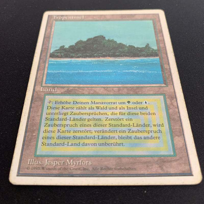 Tropical Island - Foreign White Bordered - German