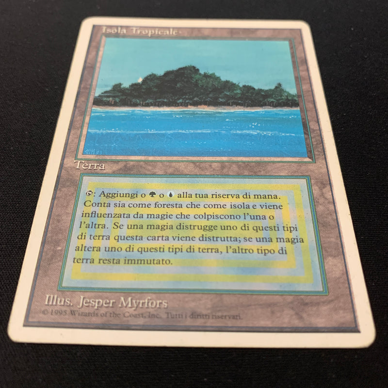 Magic the Gathering Tropical Island - Foreign White Bordered - Italian 