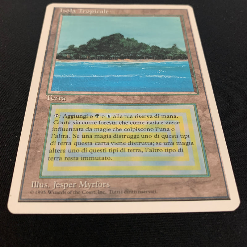 Magic the Gathering Tropical Island - Foreign White Bordered - Italian 