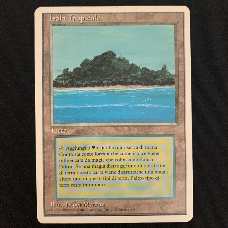 Magic the Gathering Tropical Island - Foreign White Bordered - Italian 