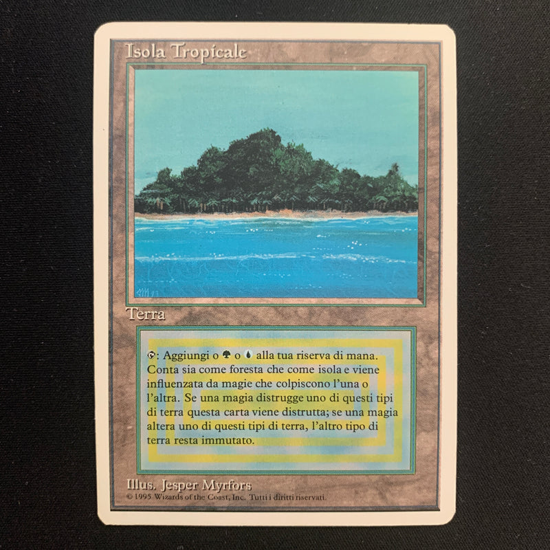 Magic the Gathering Tropical Island - Foreign White Bordered - Italian 