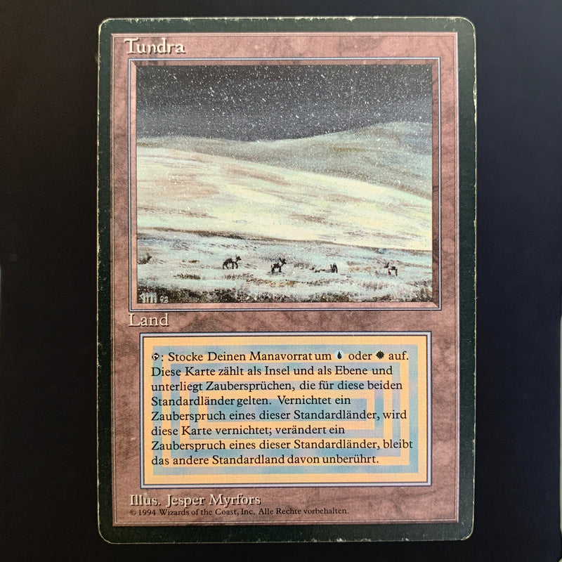 Magic the Gathering Tundra - Foreign Black Bordered - German 