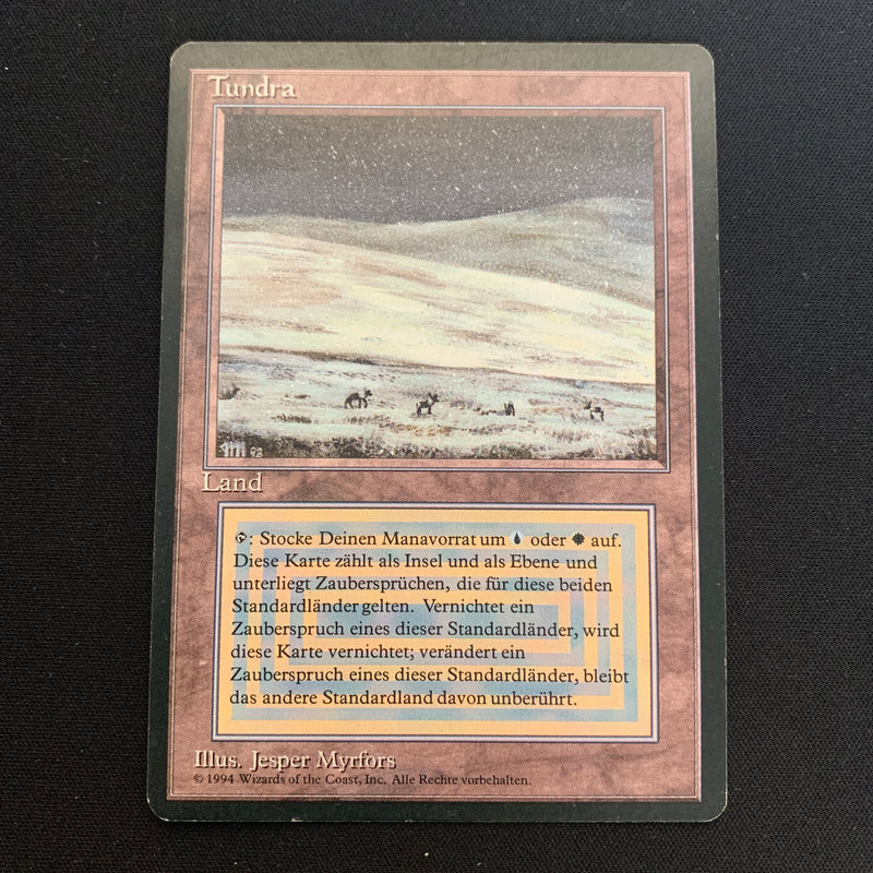 Magic the Gathering Tundra - Foreign Black Bordered - German 