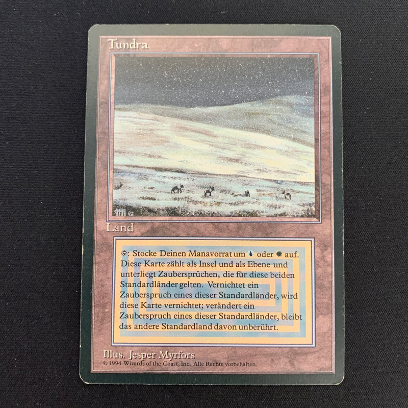 Magic the Gathering Tundra - Foreign Black Bordered - German 