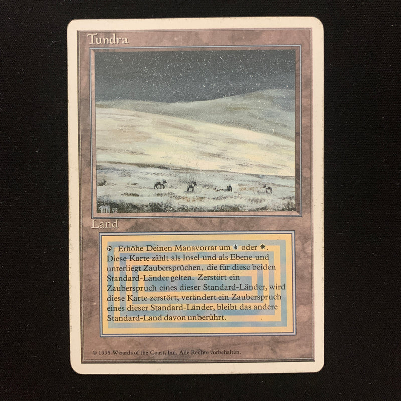 Magic the Gathering Tundra - Foreign White Bordered - German PL - 24727