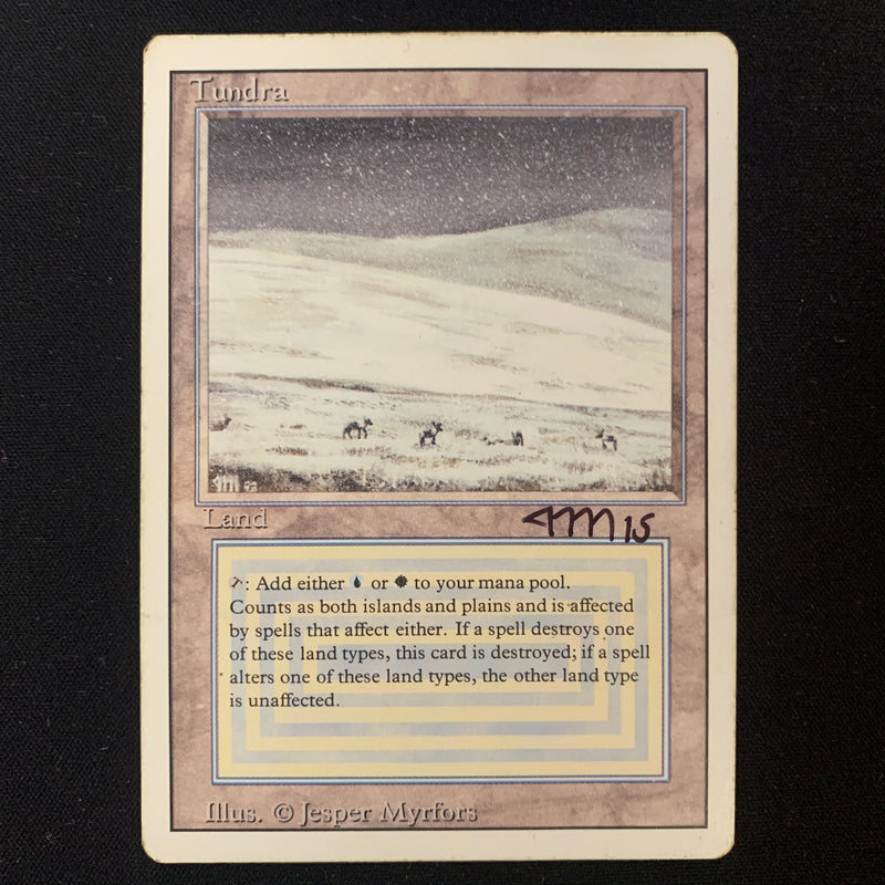 Magic the Gathering Tundra - Revised PL - SIGNED - 24870