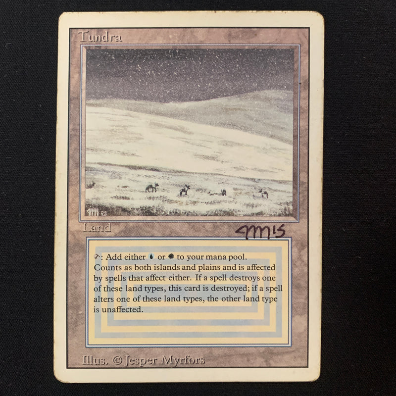 Magic the Gathering Tundra - Revised PL - SIGNED - 24871