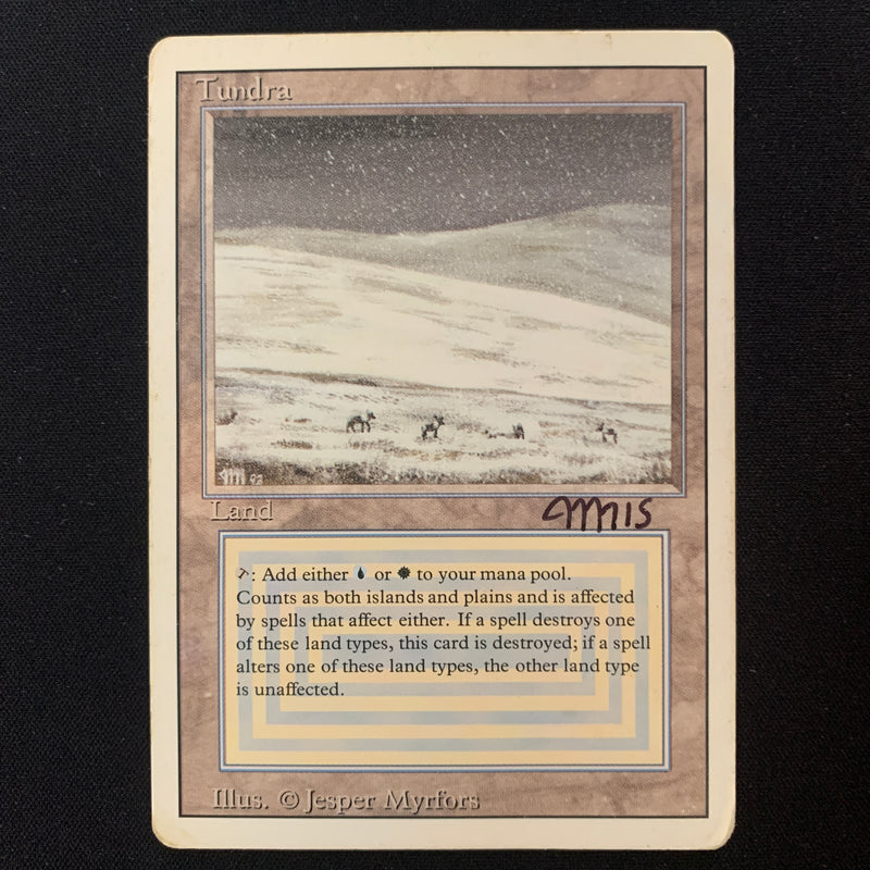 Magic the Gathering Tundra - Revised PO - SIGNED - 24873