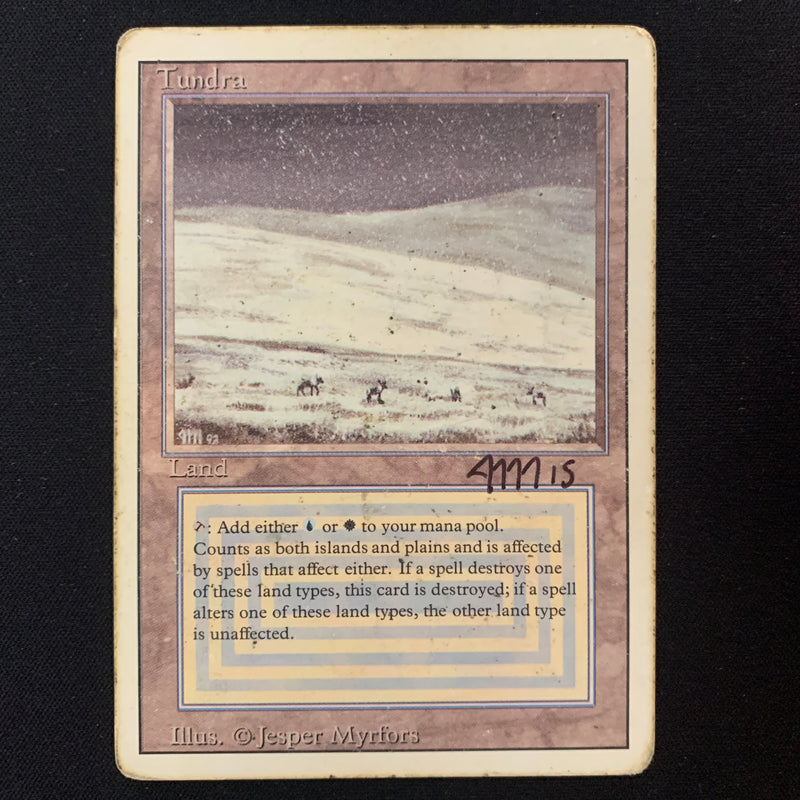 Magic the Gathering Tundra - Revised PO - SIGNED - 24874