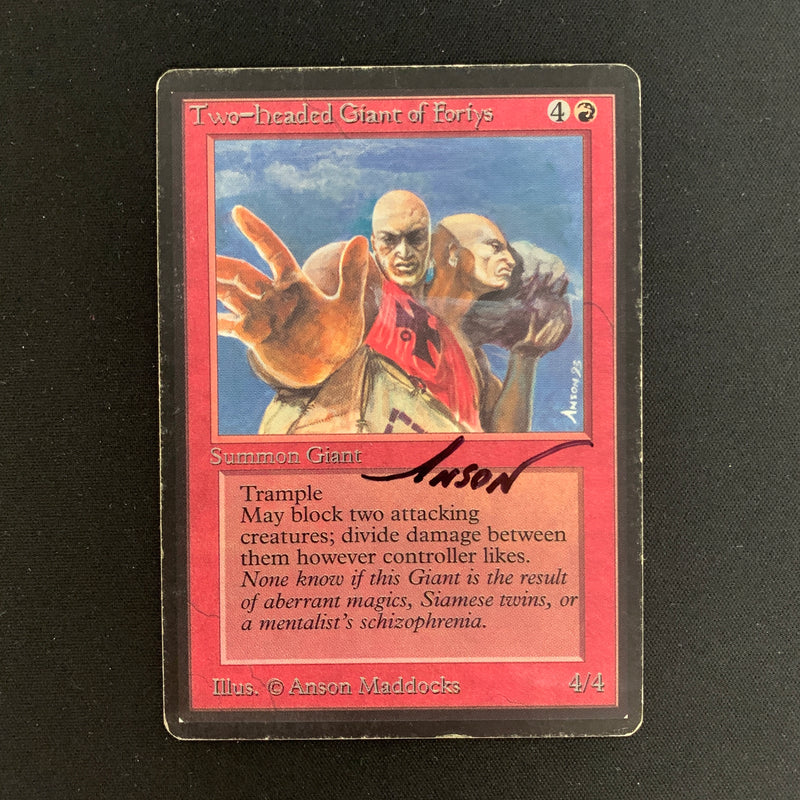 Magic the Gathering Two-Headed Giant of Foriys - Beta 