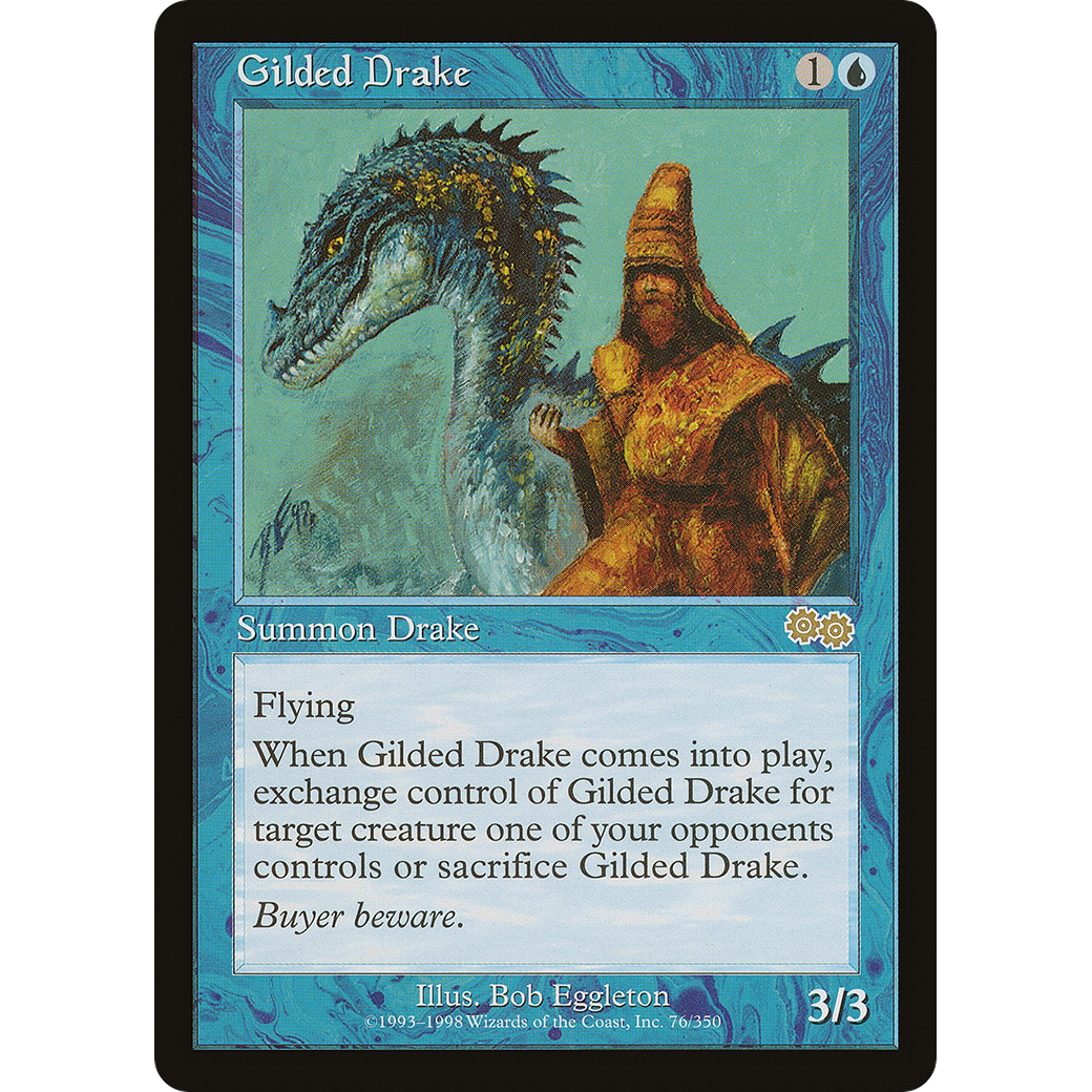 MTG Singles - Gilded Drake - Urza's Saga - 
