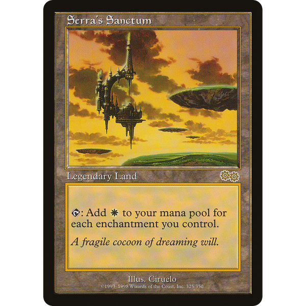 MTG Singles - Serra's Sanctum - Urza's Saga - 