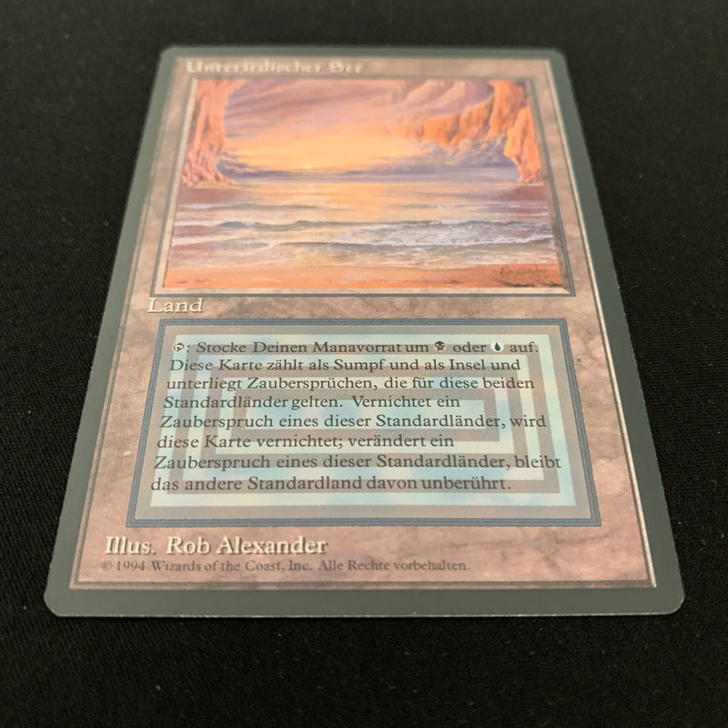 Magic the Gathering Underground Sea - Foreign Black Bordered - German 