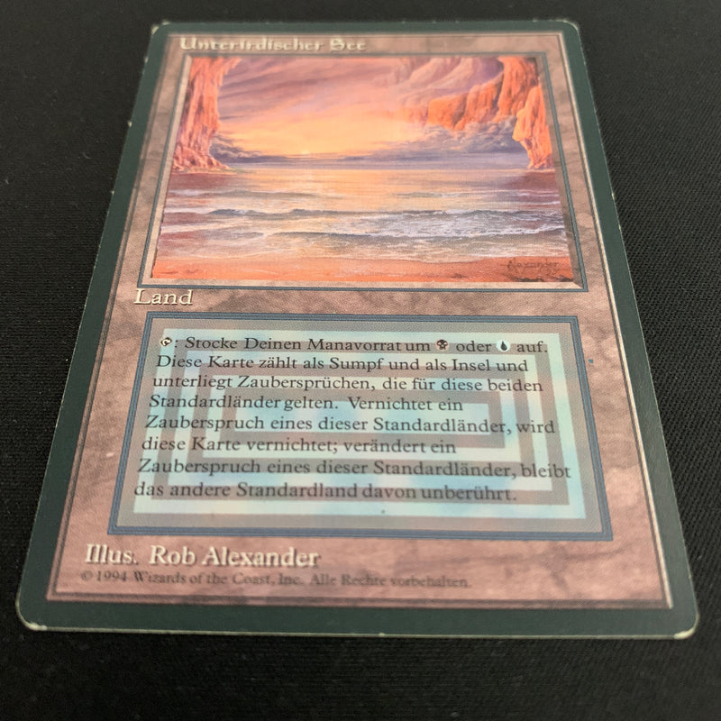 Magic the Gathering Underground Sea - Foreign Black Bordered - German 