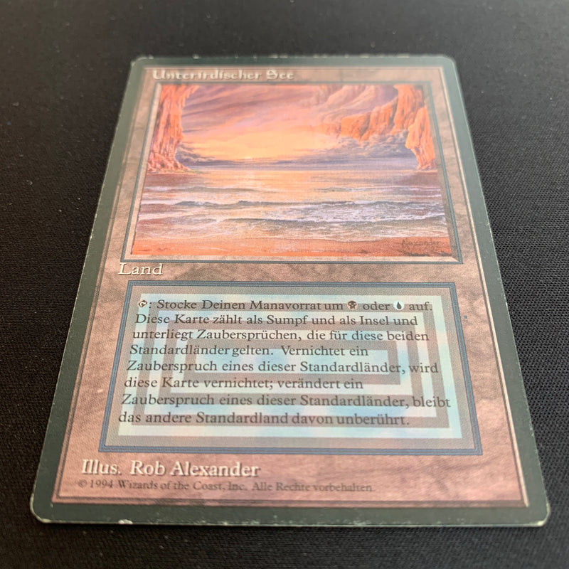 Magic the Gathering Underground Sea - Foreign Black Bordered - German 