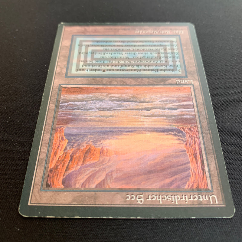 Magic the Gathering Underground Sea - Foreign Black Bordered - German 