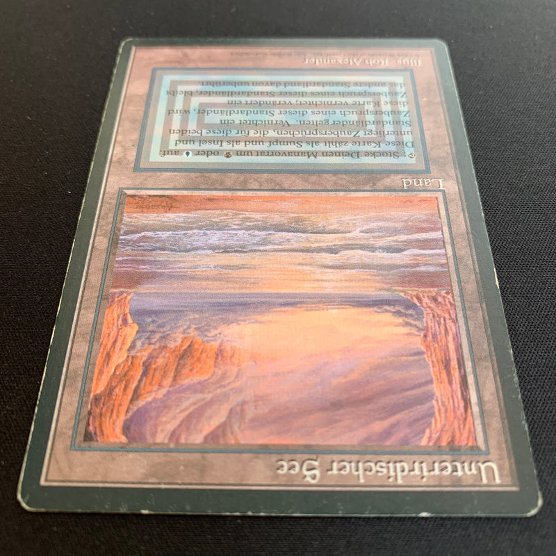 Magic the Gathering Underground Sea - Foreign Black Bordered - German 