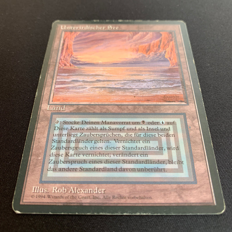 Magic the Gathering Underground Sea - Foreign Black Bordered - German 