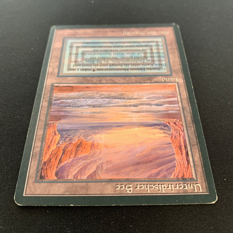 Magic the Gathering Underground Sea - Foreign Black Bordered - German 