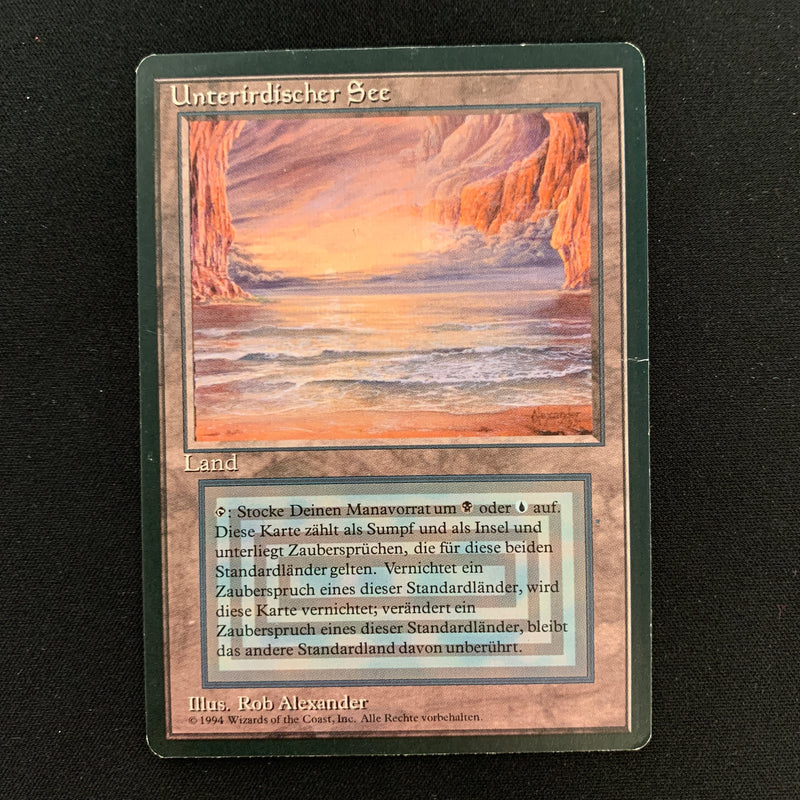 Magic the Gathering Underground Sea - Foreign Black Bordered - German 