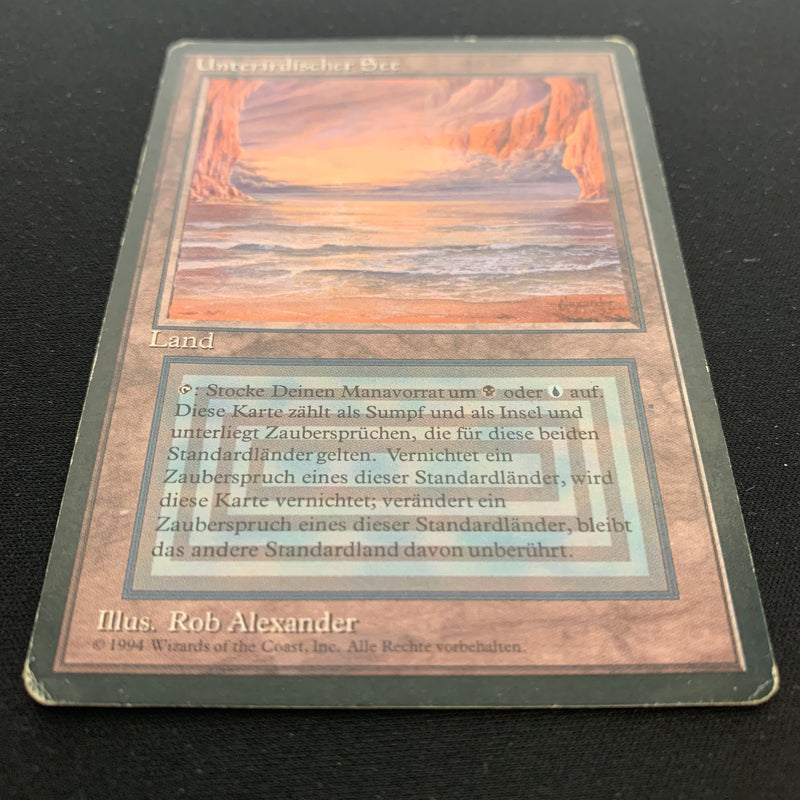 Magic the Gathering Underground Sea - Foreign Black Bordered - German 