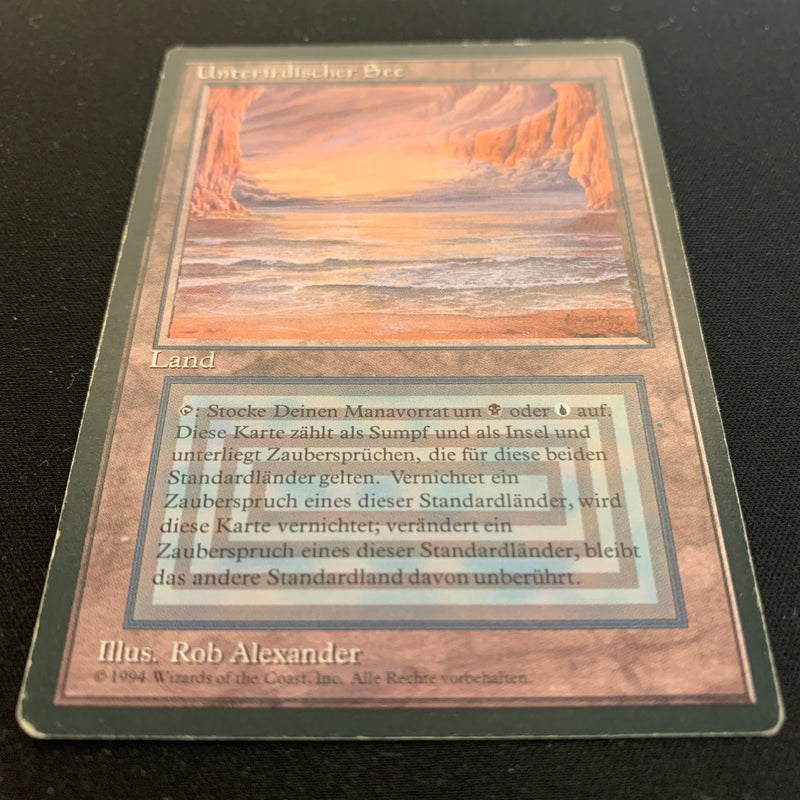 Magic the Gathering Underground Sea - Foreign Black Bordered - German 