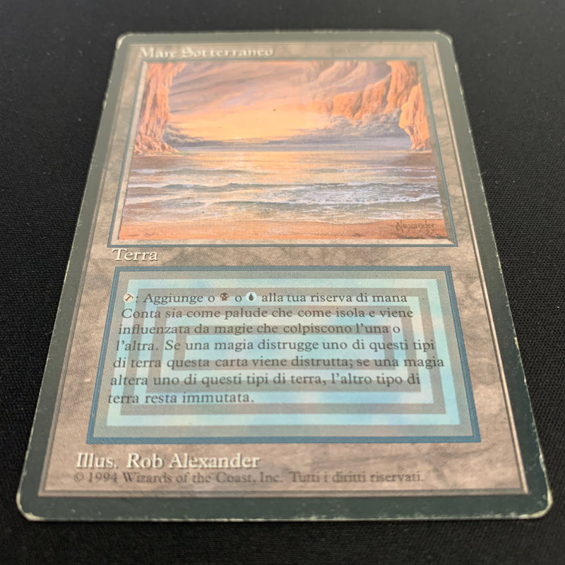 Magic the Gathering Underground Sea - Foreign Black Bordered - Italian 