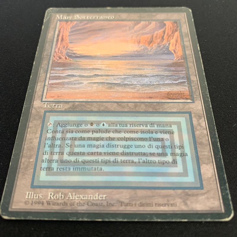 Magic the Gathering Underground Sea - Foreign Black Bordered - Italian 