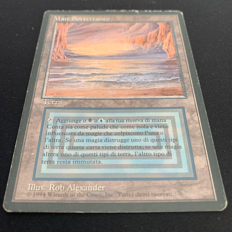 Magic the Gathering Underground Sea - Foreign Black Bordered - Italian 