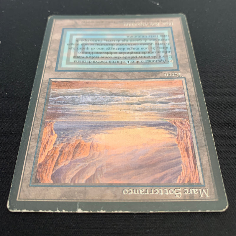 Magic the Gathering Underground Sea - Foreign Black Bordered - Italian 