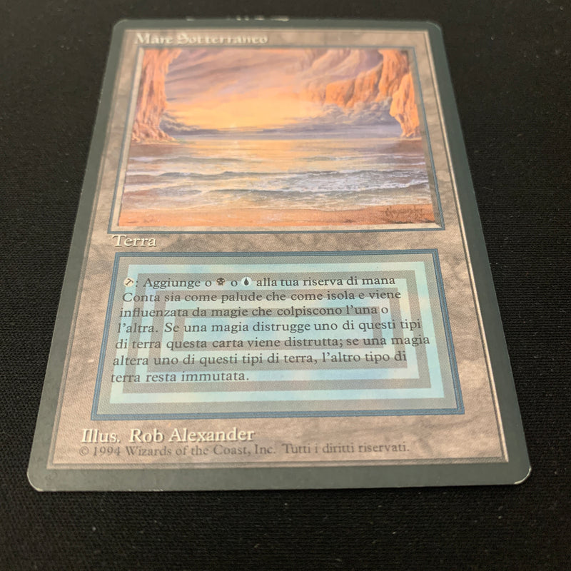 Magic the Gathering Underground Sea - Foreign Black Bordered - Italian 