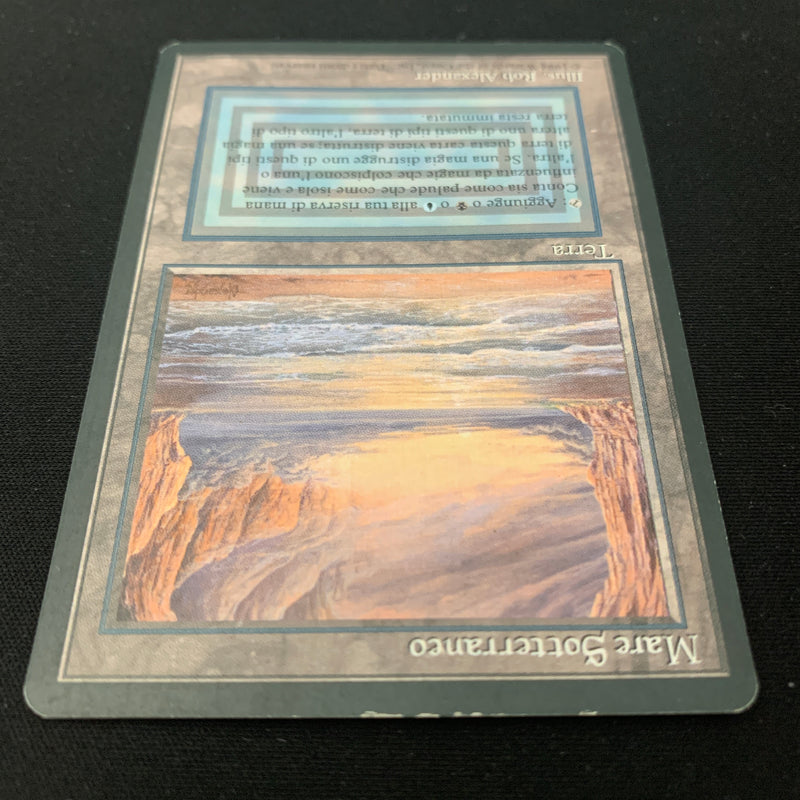 Magic the Gathering Underground Sea - Foreign Black Bordered - Italian 