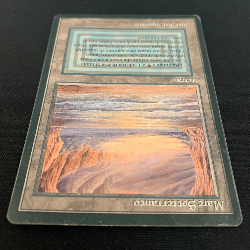 Magic the Gathering Underground Sea - Foreign Black Bordered - Italian 